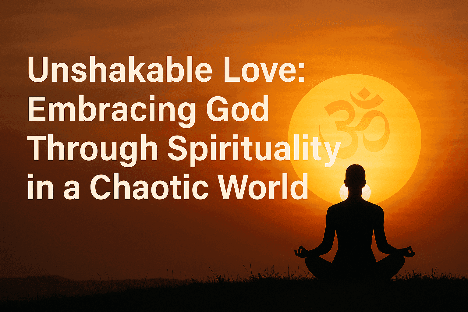 Unshakable Love: Embracing God Through Spirituality in a Chaotic World