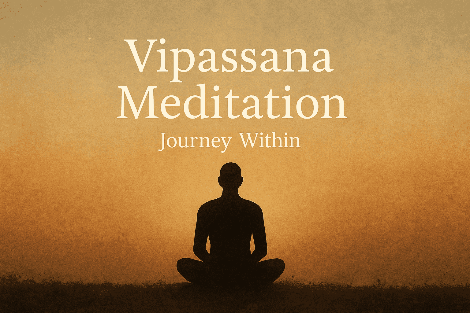 Vipassana Meditation: The Ancient Art of Seeing Things as They Really Are"