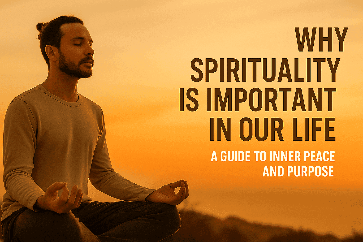 Why Spirituality Is Important in Our Life: A Guide to Inner Peace and Purpose

